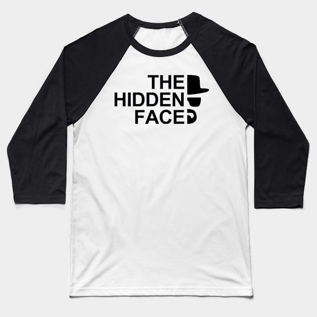 The hidden face Baseball T-Shirt by karlangas